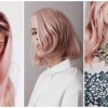 Pastell rosa hårfärg