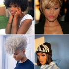 Svarta damer korta hårklippningar 2023