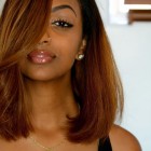 Medium frisyrer för kvinnor svart