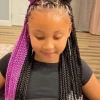 Svarta barn flätor frisyrer bilder