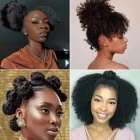 Afro frisyrer för kvinnor