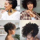 Afro lockiga frisyrer