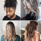 Bilder av långa hårklippningar