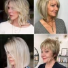 Frisyrer för kvinnor över 50 år med fint hår
