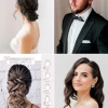 Klassiska bröllop frisyrer