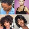 Korta frisyrer svarta kvinnor