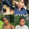Korta svarta kvinnor frisyrer
