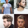 Medellånga frisyrer män