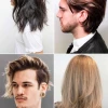 Medium lång frisyr