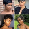 Pixie frisyr för svarta kvinnor