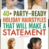 Holiday frisyrer för långt hår