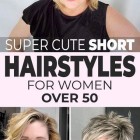 Söta korta frisyrer för kvinnor över 50